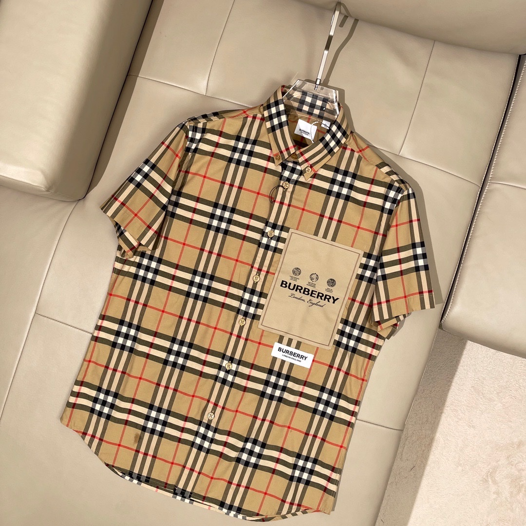 Premium Burberry Button Shirt 3 – EVYmoda